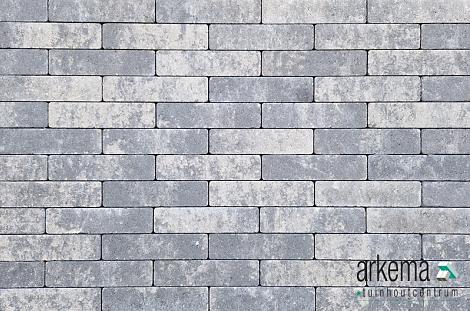 Waalformaat strak 20x5x6 cm grijs/zwart komo