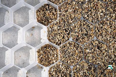 Grindmat 1200x800x25 Wit