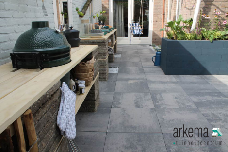 Plaza Plus F30 60x60x6 Grijs-zwart