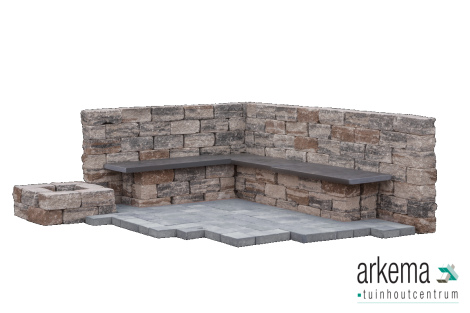 COMBIWALL UNO 30X15X12CM KILIMANJARO