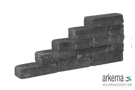 PILESTONE LINE COAL 40X15X10CM