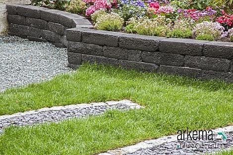 PILESTONE LINE COAL 40X15X10CM