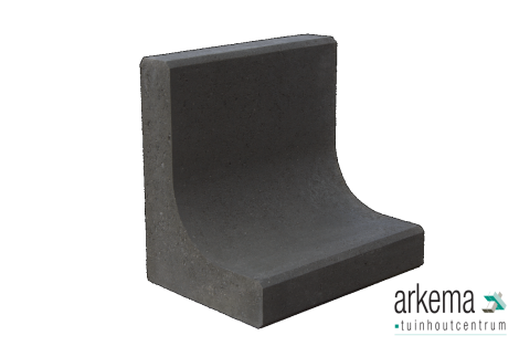 L-ELEMENT ZWART 40X40X30CM