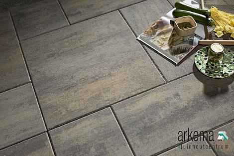 Patio mixed 4 cm grigio camello