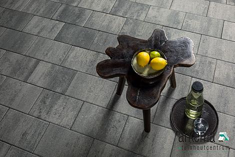 Nature top 20x30x6 cm nero/grey
