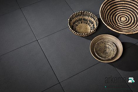 Nature top 60x60x5 cm black
