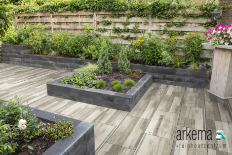 *HF* LINEA BLOCK BLACK 15X15X45CM