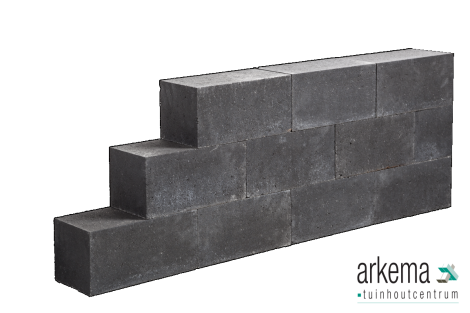 *HF* LINEA BLOCK BLACK 15X15X30CM