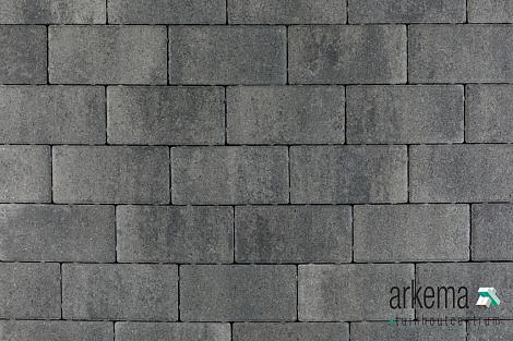 Patio brick 6 cm nero/grey komo