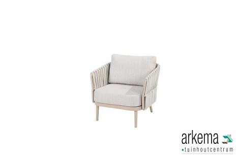 Eva living SET latte :3 seater be + 2x liv chair Latte