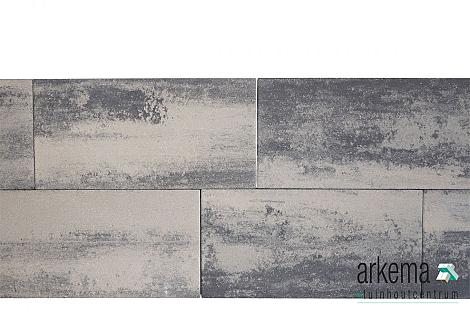 H2O square 40x80x5 cm nero/grey