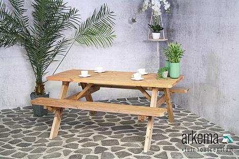 Picknicktafel Oslo 177cm. De Luxe FSC