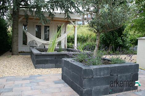 Patioblok getrom. 60x12x12 cm Antraciet