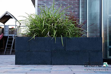 Linea 15x15x60 cm antraciet