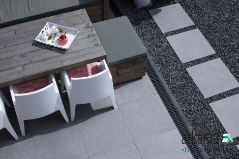 GeoCeramica® 60x60x4 Impasto Grigio
