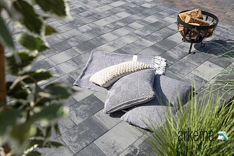 H2O comfort square 20x30x6 cm nero/grey