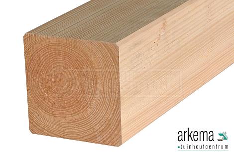 Palen douglas 120x120x2500mm gedroogd en geschaafd