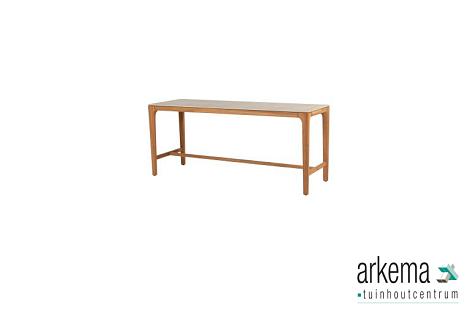 Liam counter table natural teak ceramic top 220 X 75 X 95 cm Teak/ceramic
