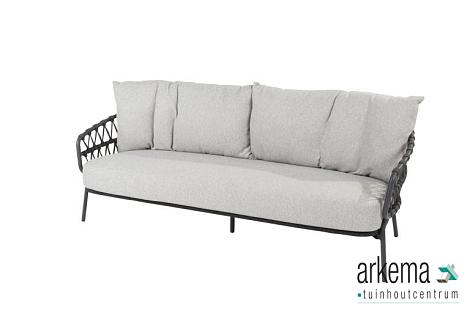 Calpi living bench 3 seater with 3 cushions Anthracite
