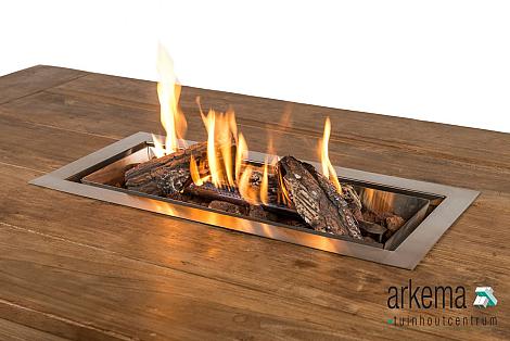Losse inbouwbrander rechthoek 690 x 320 x 233