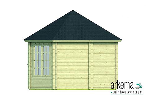 Blokhut - Tuinhuis - Home Office 44mm Gudrun Prijs exclusief dakbedekking - dient apart besteld te worden