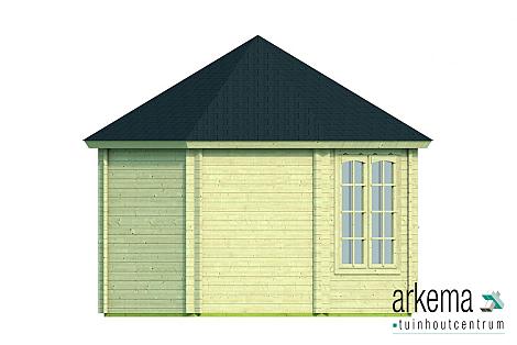 Blokhut - Tuinhuis - Home Office 44mm Gudrun Prijs exclusief dakbedekking - dient apart besteld te worden