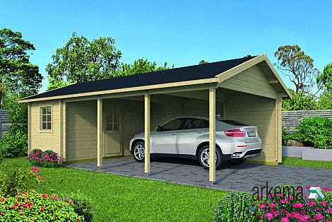 Carport/Berging 44mm Ever Prijs exclusief dakbedekking - dient apart besteld te worden