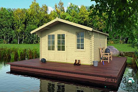 Blokhut - Tuinhuis - Home Office 44mm Ulrik Prijs exclusief dakbedekking - dient apart besteld te worden