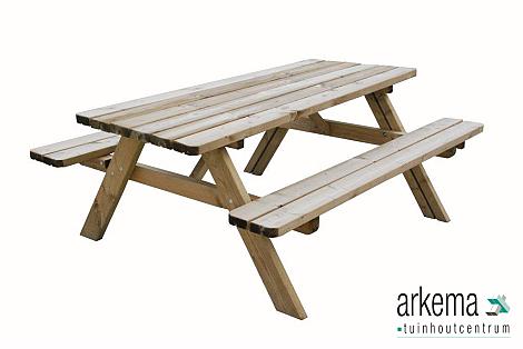 Picknicktafel Oslo 177cm. De Luxe FSC