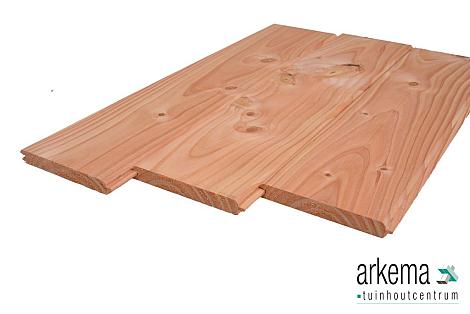 Vellingdelen douglas 18x145x2500mm kunstmatig gedroogd en geschaafd