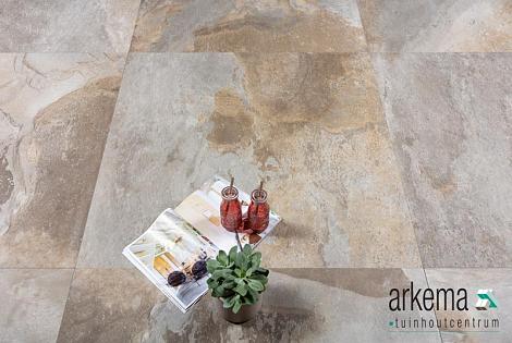 GeoCeramica® 100x100x4 Multicolor Stone Mix Natural