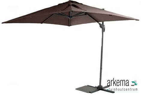 Honolulu Parasol taupe Ø300cm incl. cross base