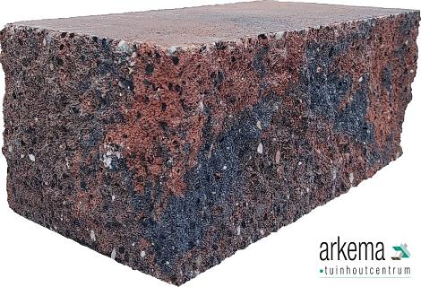 Splitrock hoekstuk 29x13x11 cm bruin/zwart