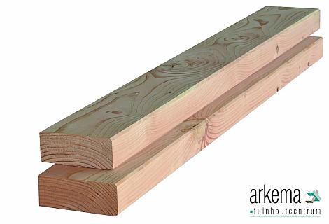 Balken douglas 45x95x3000mm gedroogd en geschaafd