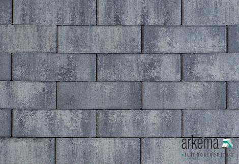 Nature top longstone 7 cm nero/grey