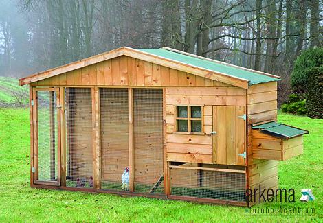 Dierenverblijf incl. dakleer Bielefelder Afmeting: L90xB302xH180cm