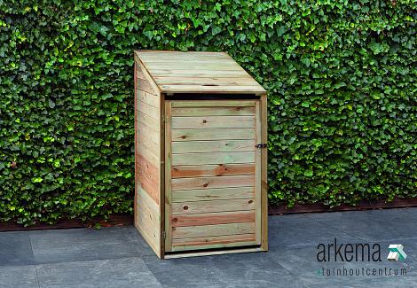 Containerberging geimpregneerd Enkel B70xD85xH135cm Houtdikte: 12mm