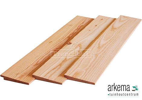 Potdekselplanken douglas 10-20x145x3000mm zichtzijde fijnbezaagd