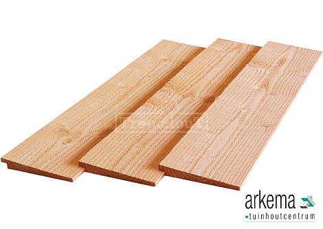 Potdekselplanken douglas 12-25x195x3000mm zichtzijde fijnbezaagd