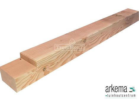 Tussenstaander 145x145x2345mm met keep 45x145mm