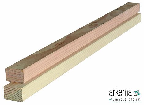 Balken douglas 40x60x2500mm gedroogd en geschaafd