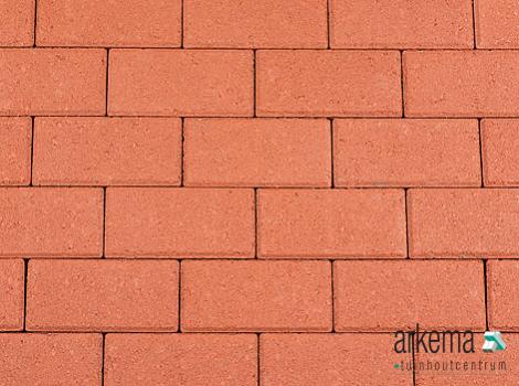 Betonstraatsteen 8 cm rood komo