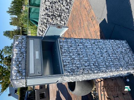 Brievenbus schanskorf met gratis vulling.
