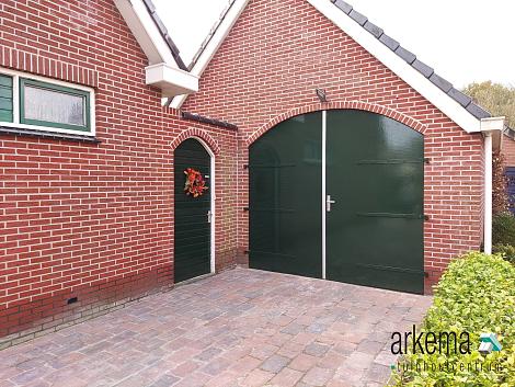 Trommel 20x30x6 cm bruin/zwart