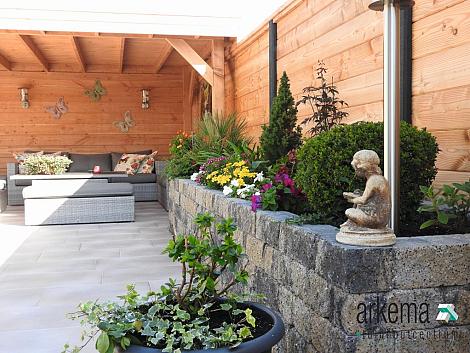 Splitrock trommel 32x13x11 cm grigio camello