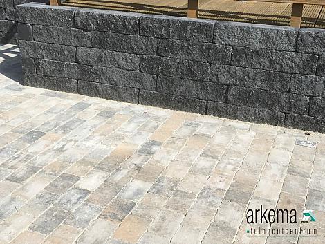 Splitrock XL trommel 15x15x60 cm antraciet