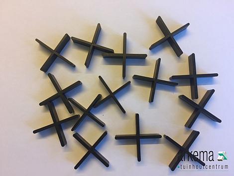 King-Assistant voegkruis zwart 2 mm 2x10x40 mm (per zak 100 stuks)