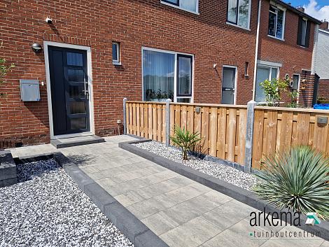 Patio square 60x30x5 cm nero/grey