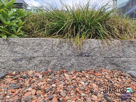 Splitrock XL 15x15x60 cm grijs/zwart