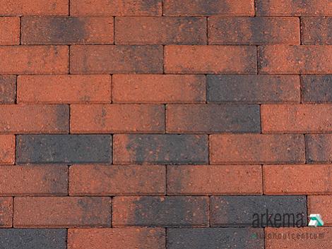 Dikformaat 6 cm rood/zwart komo
